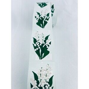 Vintage 2003 Mrs. Grossman's Sticker Roll Lily Of The Valley 31 Scrapbooking‎
